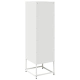 Buffet haut blanc 36x39x123 cm acier laminé à froid