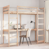 Cadre de lit superposé sans matelas 80x200cm bois massif de pin