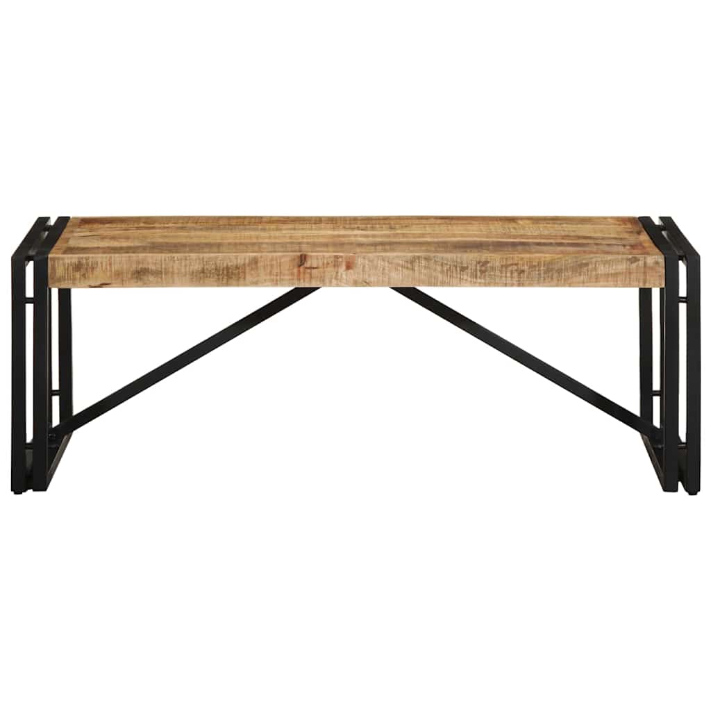 Table basse 100x50x35 cm bois de manguier massif brut