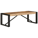 Table basse 100x50x35 cm bois de manguier massif brut