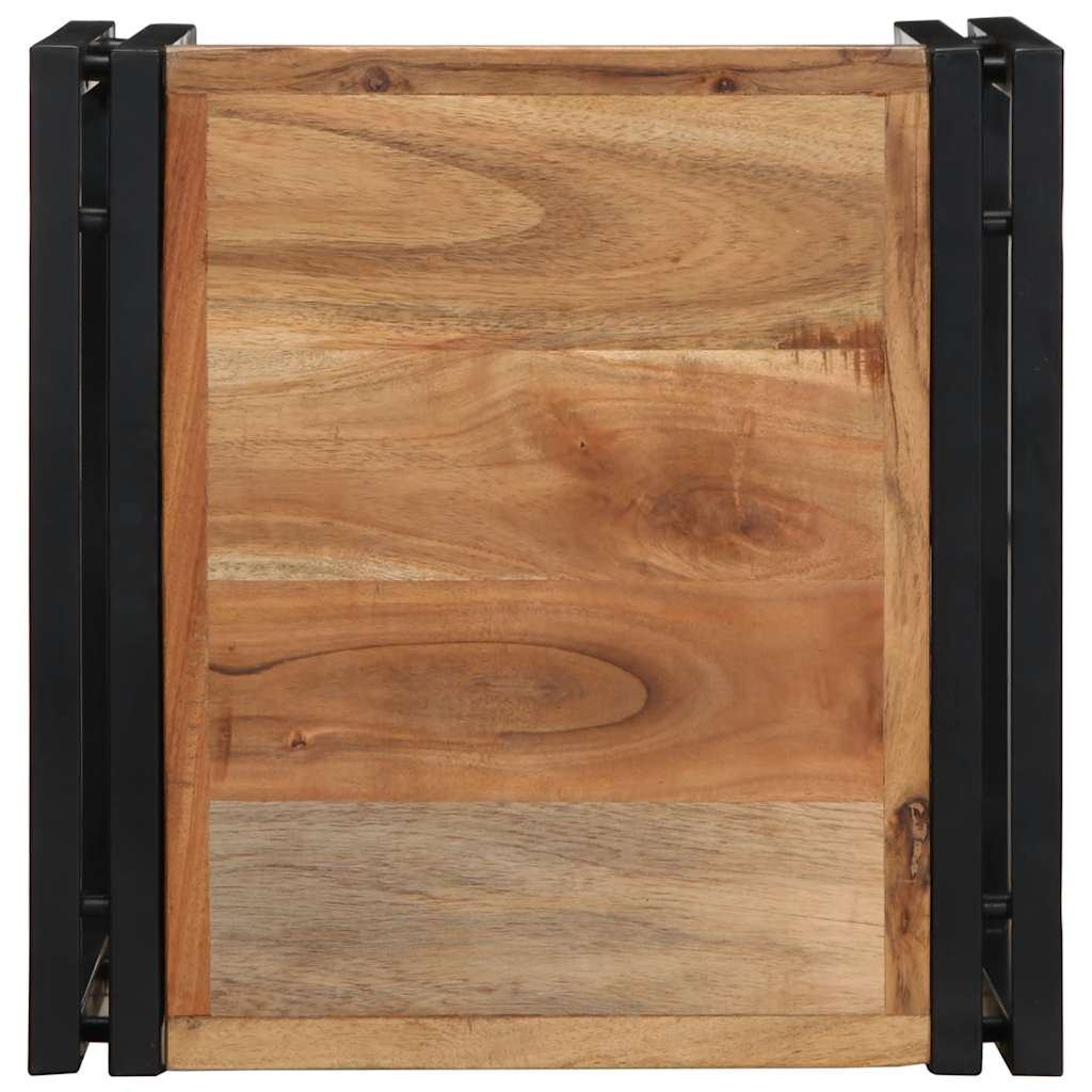 Table basse 40x40x35 cm bois massif acacia