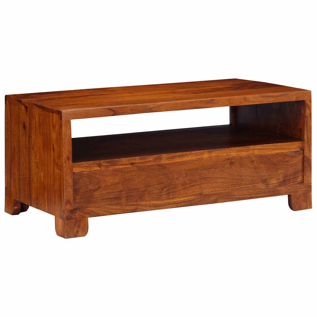 Table basse 90x50x40 cm bois d'acacia massif