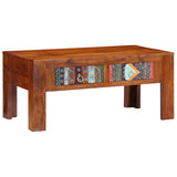 Table basse 90x50x40 cm bois d'acacia massif