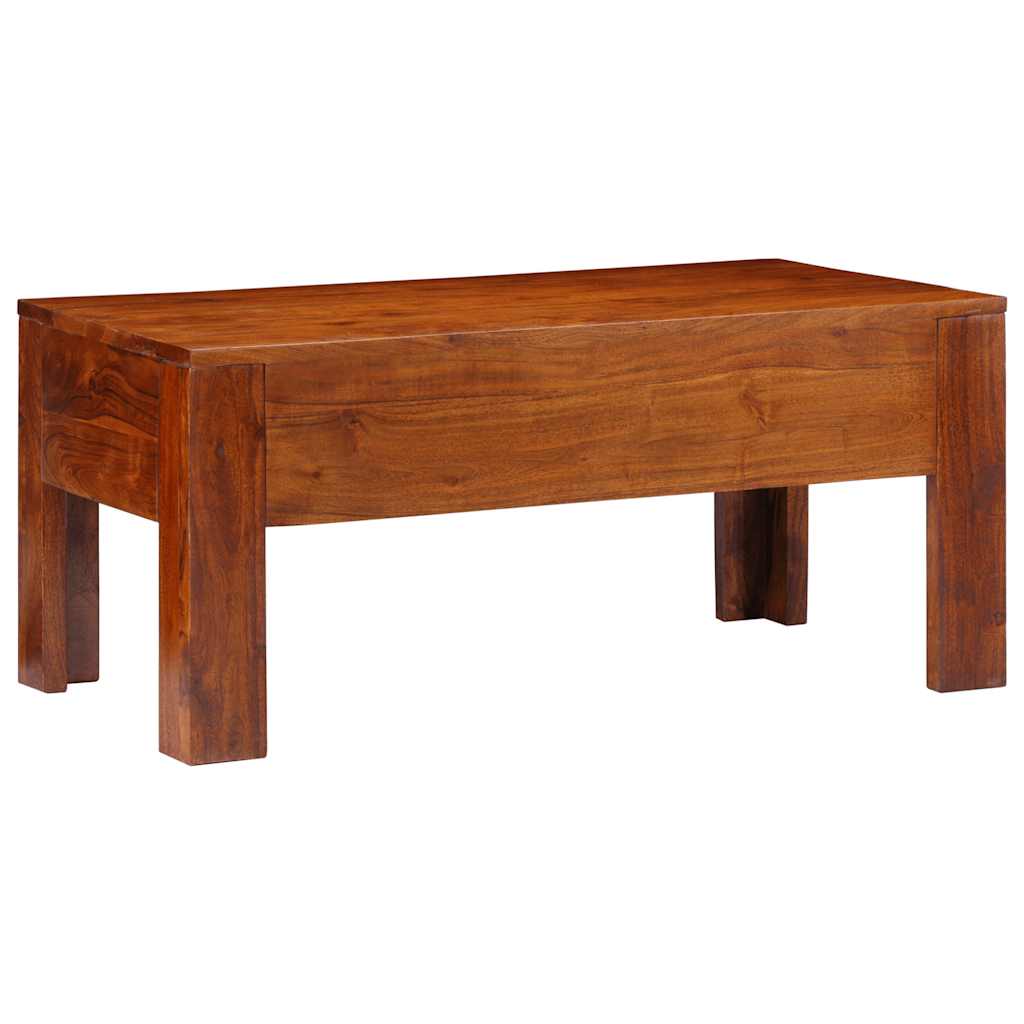 Table basse 90x50x40 cm bois d'acacia massif