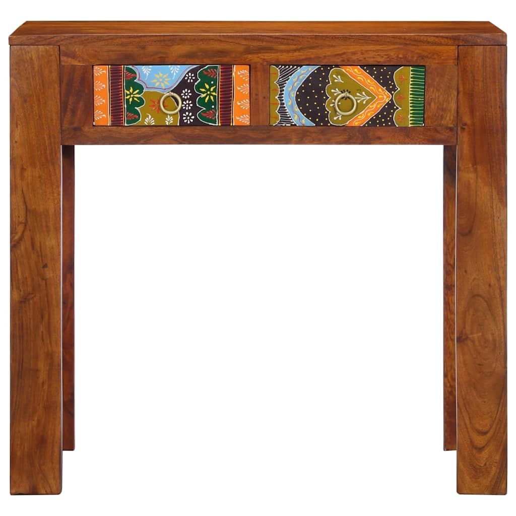 Console table 80x35x75 cm solid acacia wood