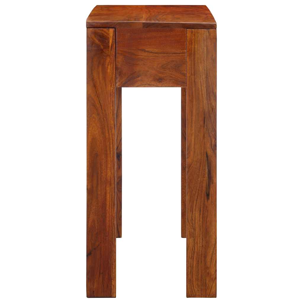 Table console 80x35x75 cm bois massif d'acacia