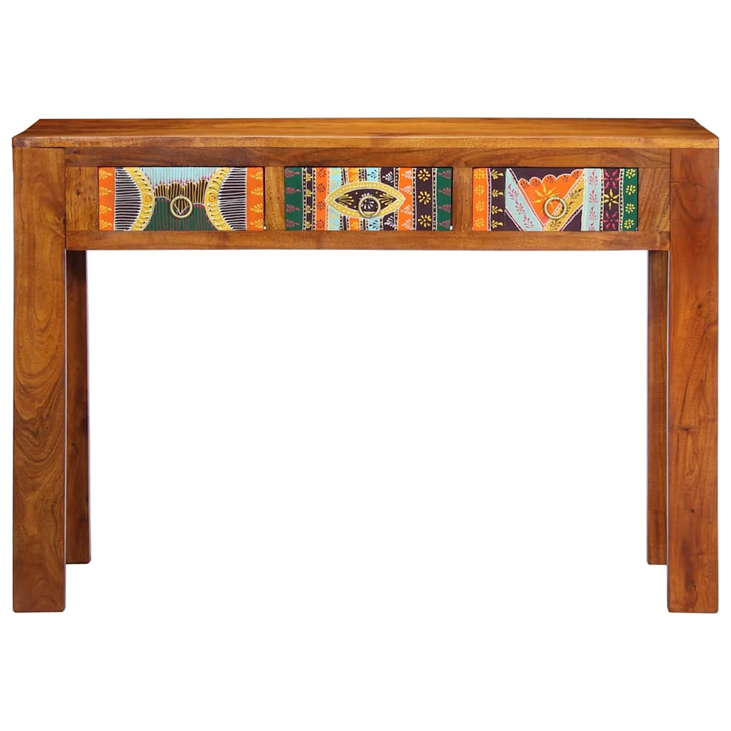 Table console 110x35x75 cm bois massif d'acacia