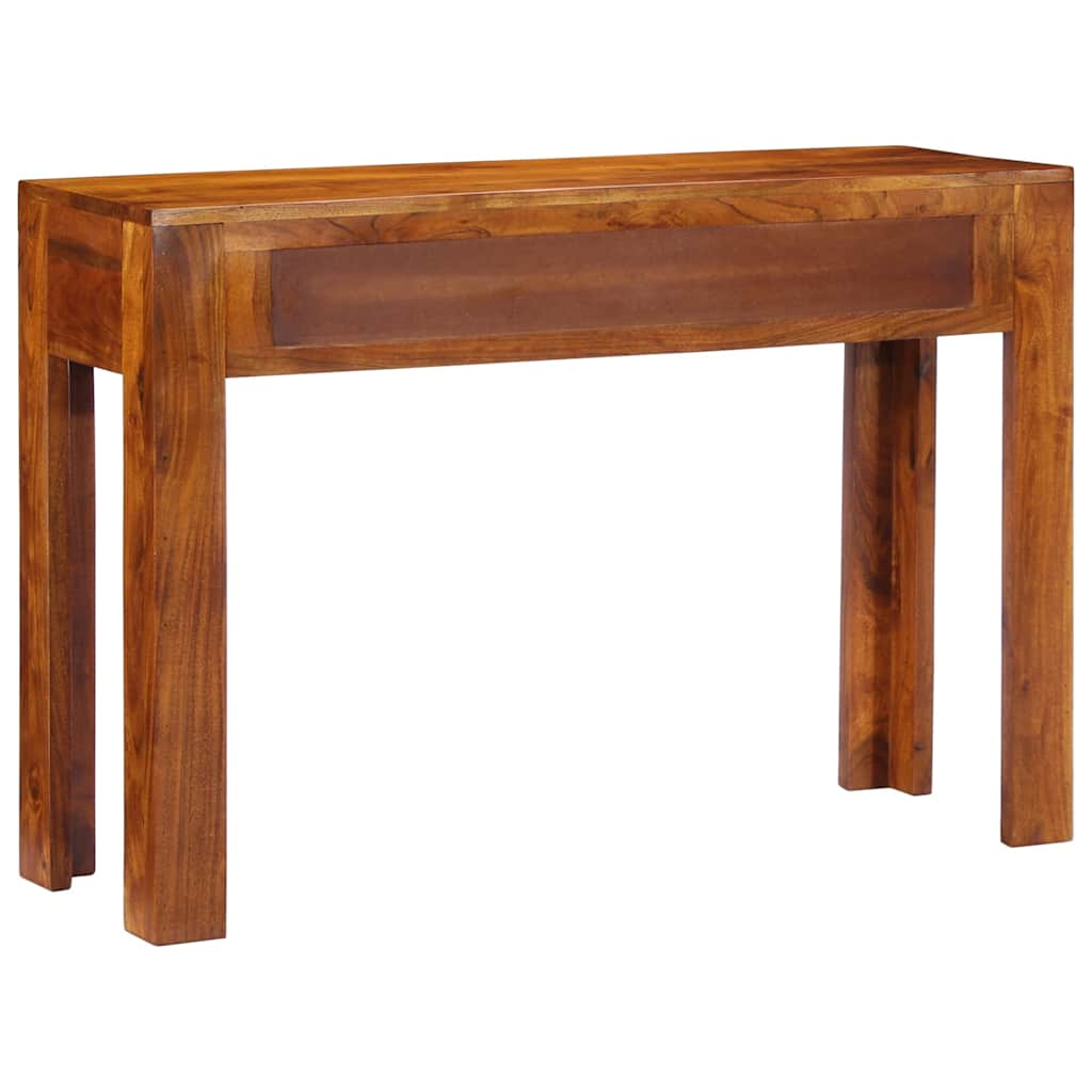 Table console 110x35x75 cm bois massif d'acacia