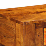 Table console 110x35x75 cm bois massif d'acacia