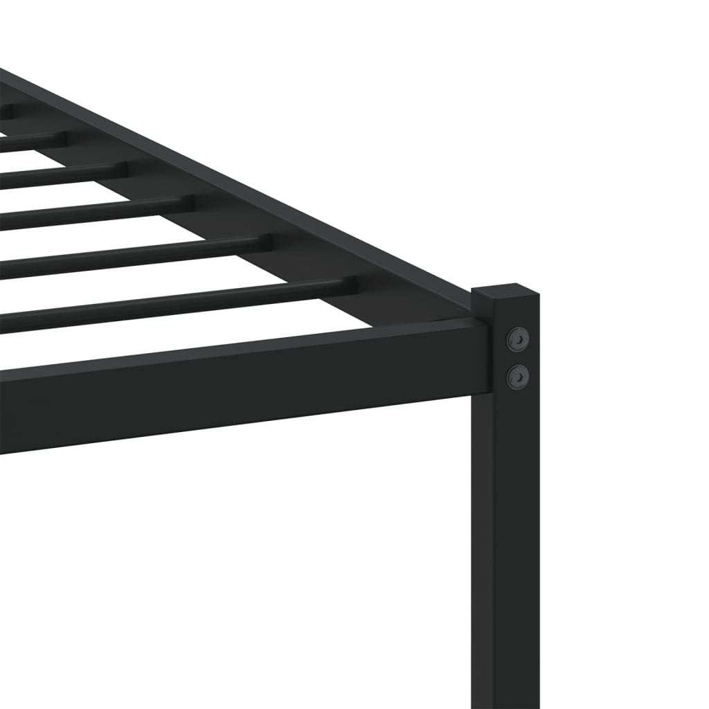 Bed frame without mattress with headboard 107x203 cm