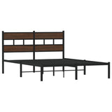 Bed frame without mattress with headboard 150x200 cm