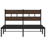 Bed frame without mattress with headboard 150x200 cm