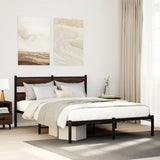 Bed frame without mattress with headboard 150x200 cm