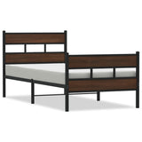 Cadre de lit sans matelas avec tête de lit pied de lit 75x190cm