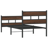 Cadre de lit sans matelas avec tête de lit pied de lit 90x200cm