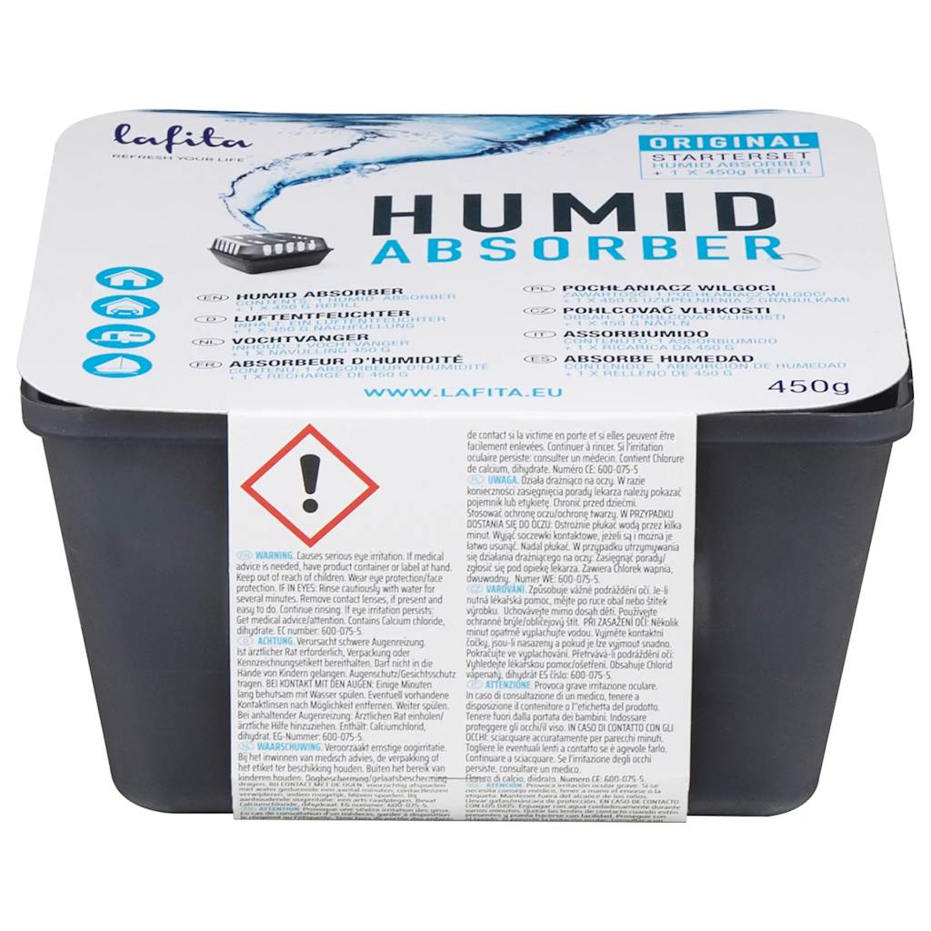 Absorbeurs d'humidité avec sacs de recharge 2 pcs 450 g