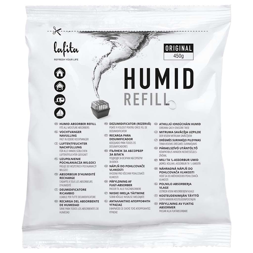 Recharges pour absorbeur d'humidité 36 pcs 450 g