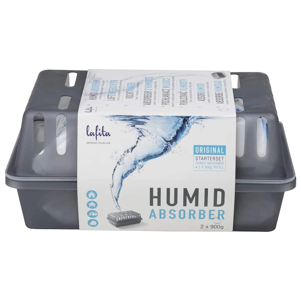 Absorbeurs d'humidité avec sacs de recharge 4 pcs 900 g