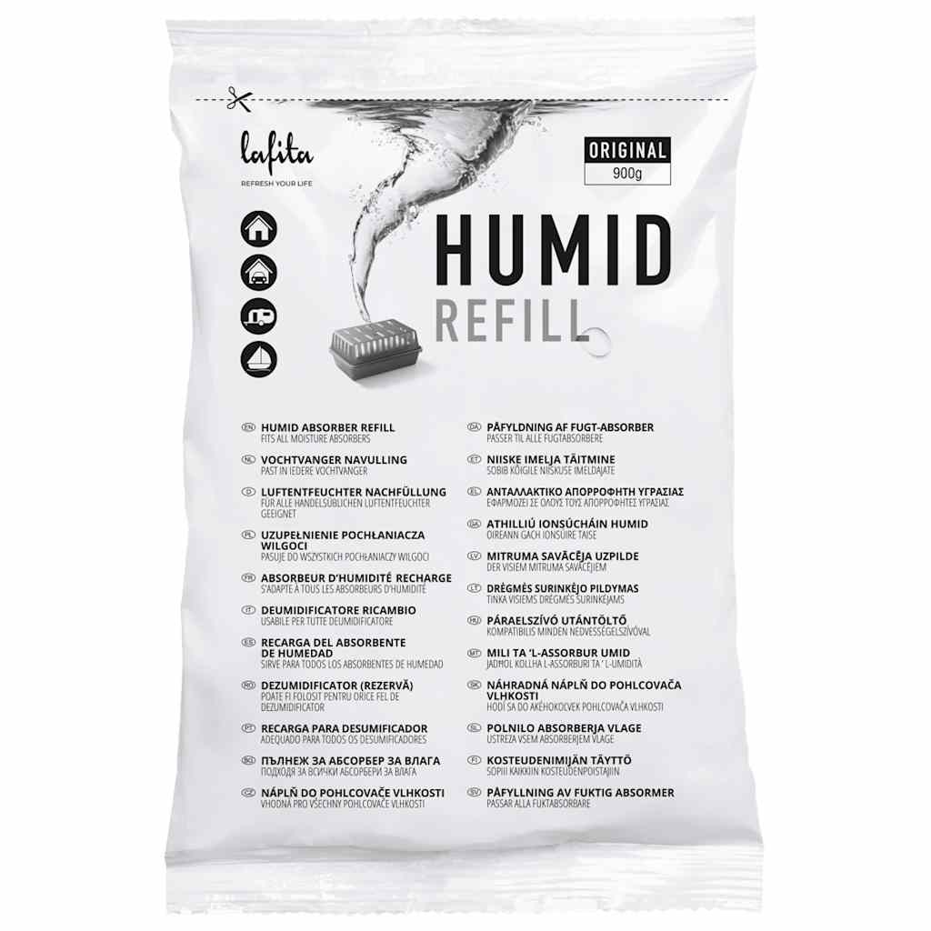 Recharges pour absorbeur d'humidité 12 pcs 900 g