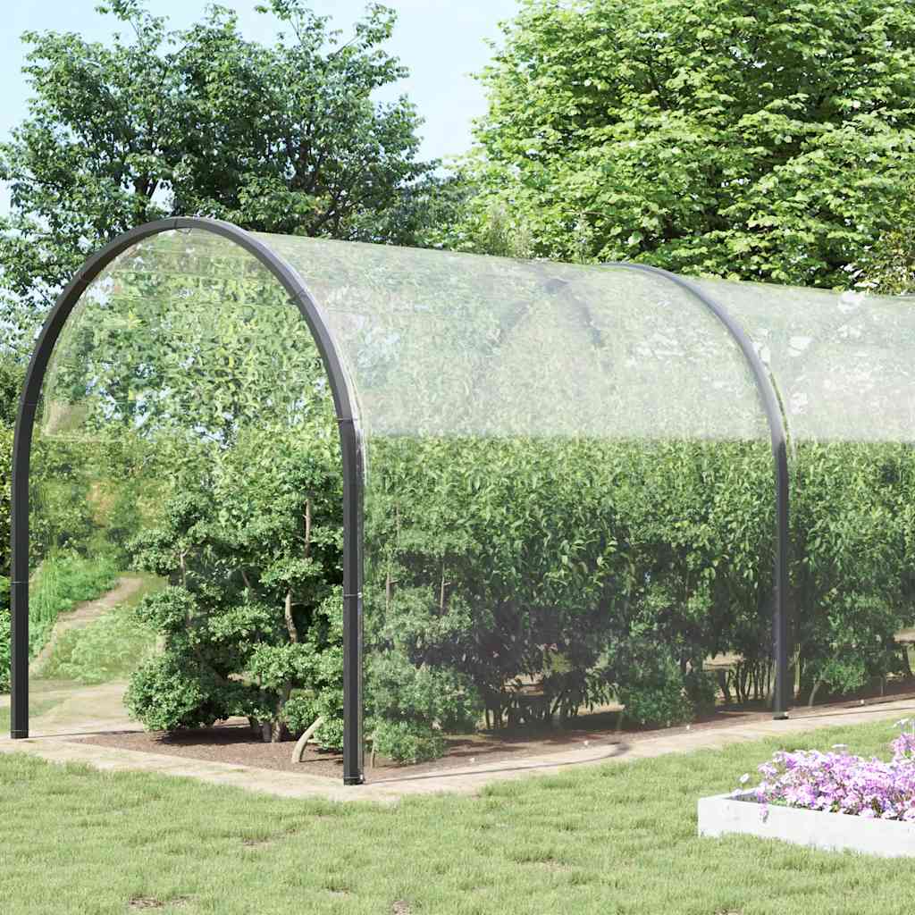 Bâche transparente avec œillets 6x12 m PVC