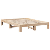 Cadre de lit sans matelas 160x200 cm bois massif de pin