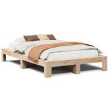 Cadre de lit sans matelas 120x200 cm bois de pin massif