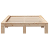 Cadre de lit sans matelas 120x200 cm bois de pin massif