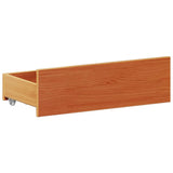 Cadre de lit sans matelas avec tête de lit 200x200 cm bois pin