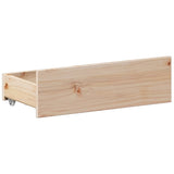 Bed frame without mattress with headboard 160x200cm solid pine