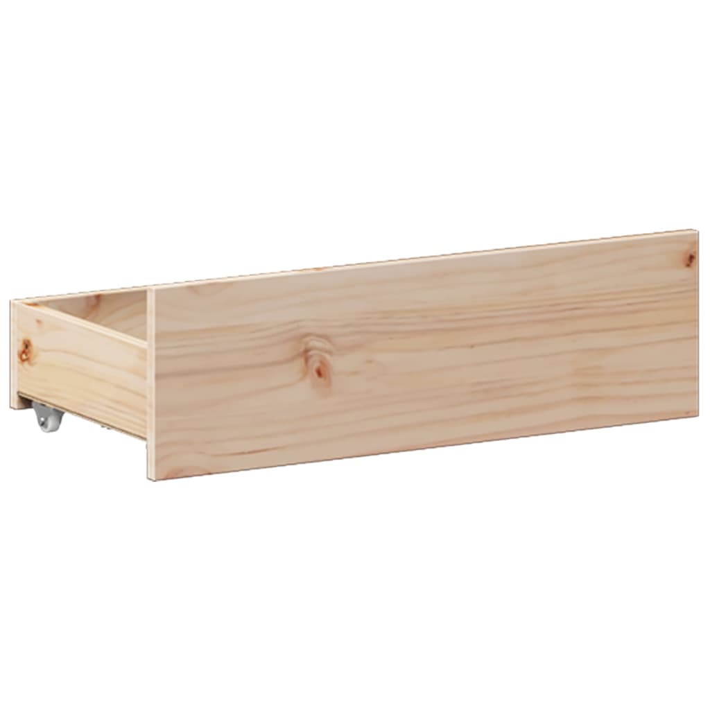 Cadre de lit sans matelas avec tête de lit 140x200 cm bois pin