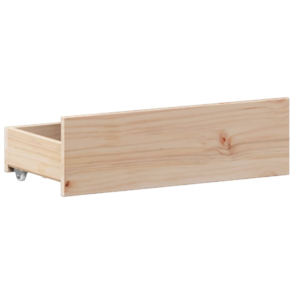 Cadre de lit sans matelas avec tête de lit 120x200 cm bois pin