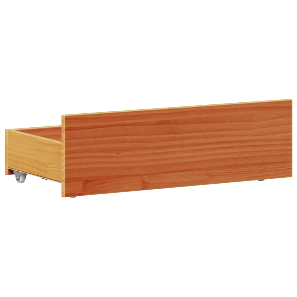 Cadre de lit sans matelas avec tête de lit 100x200 cm bois pin