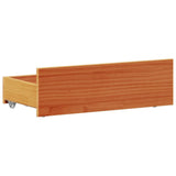 Cadre de lit sans matelas avec tête de lit 100x200 cm bois pin