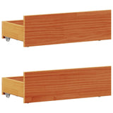 Cadre de lit sans matelas avec tête de lit 90x200 cm bois pin