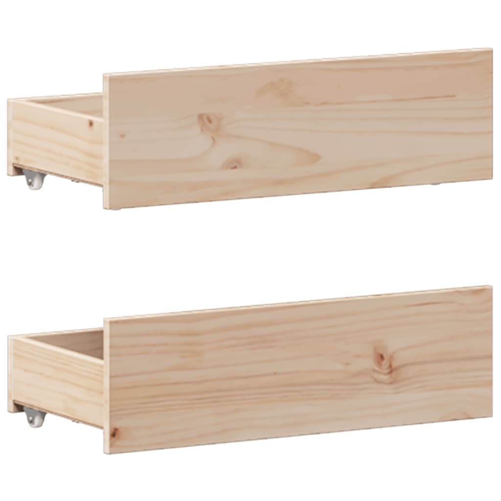 Cadre de lit sans matelas avec tête de lit 120x190 cm bois pin