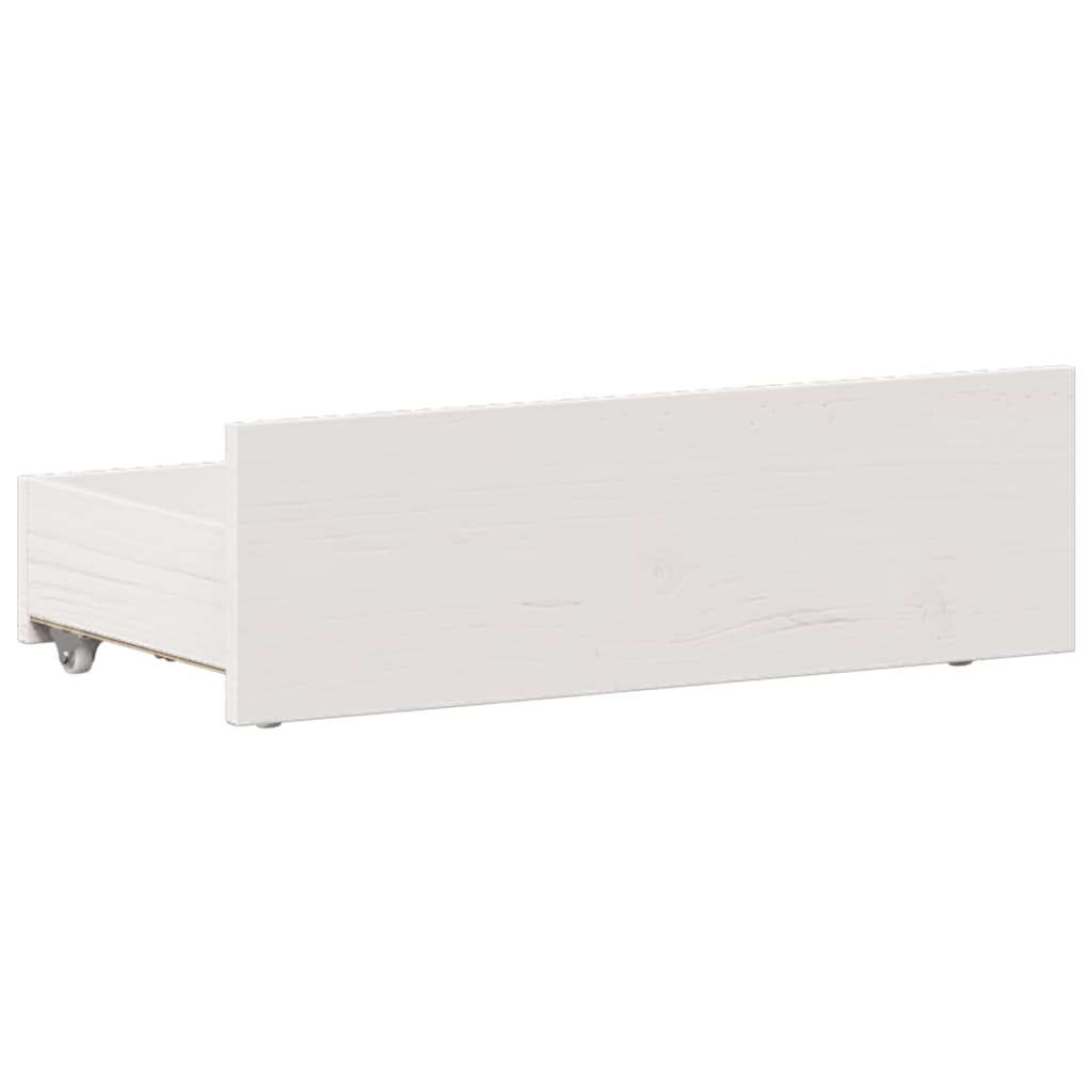 Cadre de lit sans matelas avec tête de lit 75x190 cm pin massif