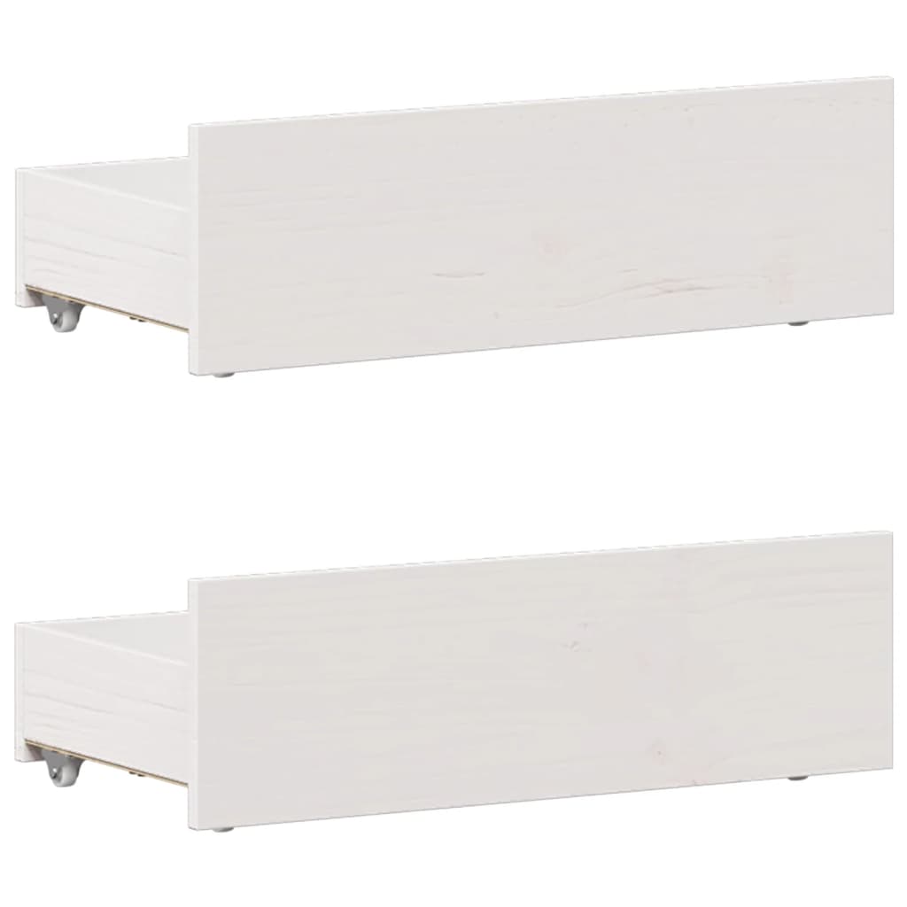 Cadre de lit sans matelas avec tête de lit 75x190 cm pin massif