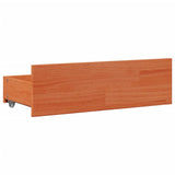 Cadre de lit sans matelas avec tiroirs 100x200 cm bois de pin