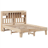 Bed frame without mattress 160x200 cm solid pine wood