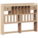 Bed frame without mattress 160x200 cm solid pine wood