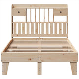 Cadre de lit sans matelas 120x200 cm bois de pin massif