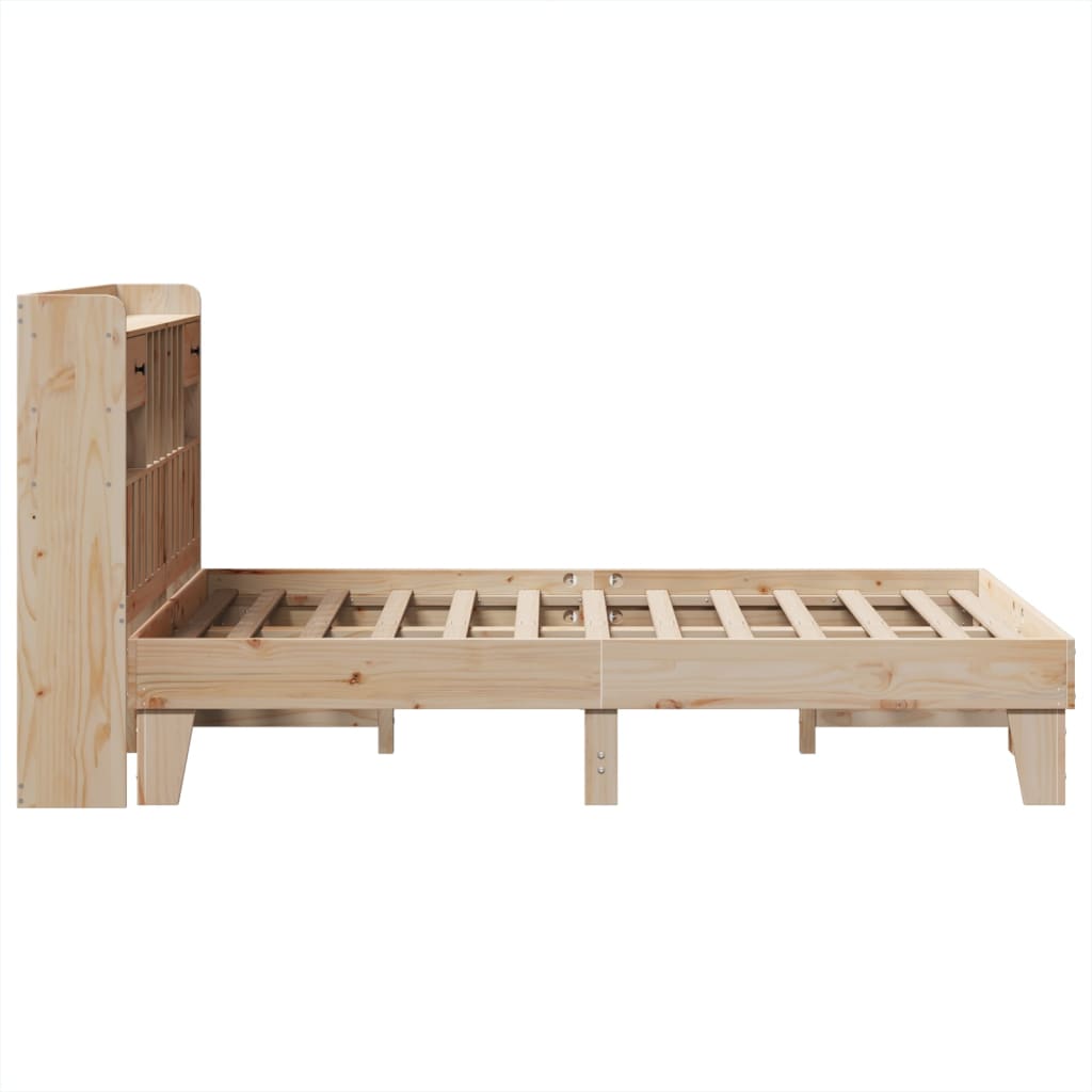 Cadre de lit sans matelas 120x200 cm bois de pin massif