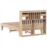 Cadre de lit sans matelas 120x200 cm bois de pin massif