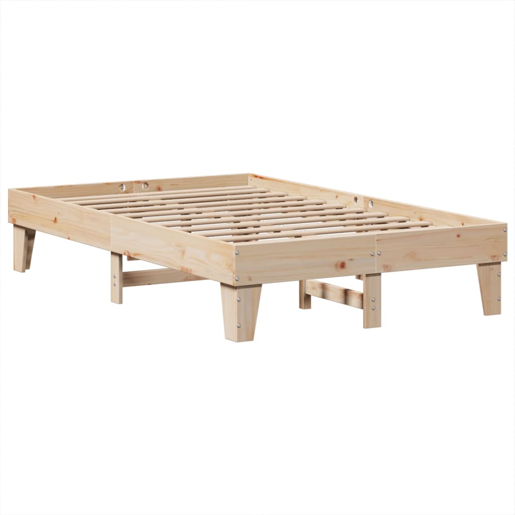 Cadre de lit sans matelas 120x190 cm bois de pin massif