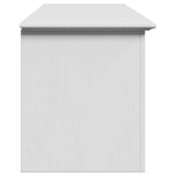 Banc de couloir BODO blanc 114x40x45 cm