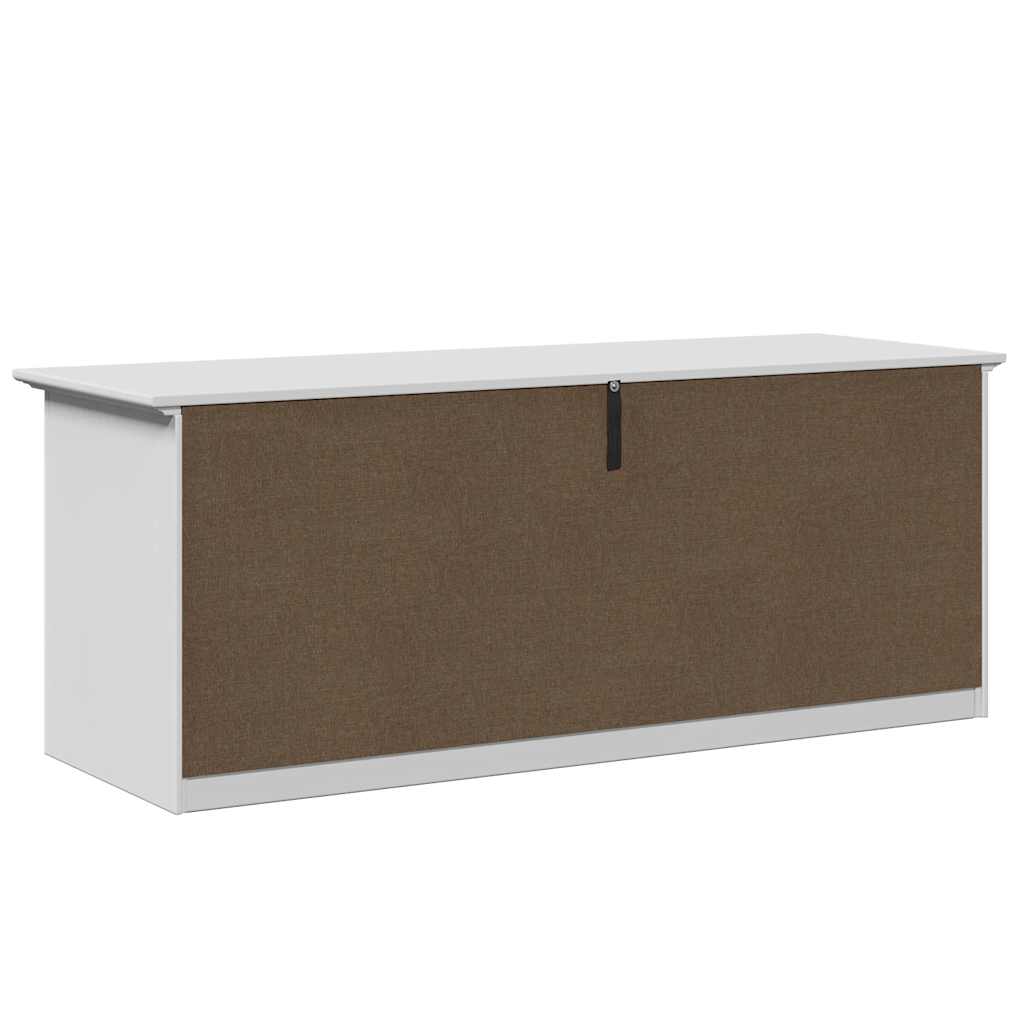 Banc de couloir BODO blanc 114x40x45 cm