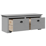 Banc de couloir BODO gris 114x40x45 cm