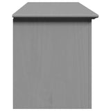 Banc de couloir BODO gris 114x40x45 cm