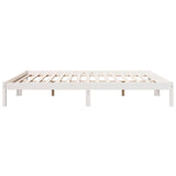 Cadre de lit extra long sans matelas 180x210 cm bois massif pin