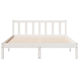 Cadre de lit extra long sans matelas 160x210 cm bois massif pin